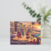 Carte Postale Carnaval de La Havane Cuba (Debout devant)
