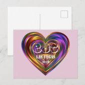 Carte Postale Carnaval de marguerite électrique - Las Vegas 2019 (Devant / Derrière)