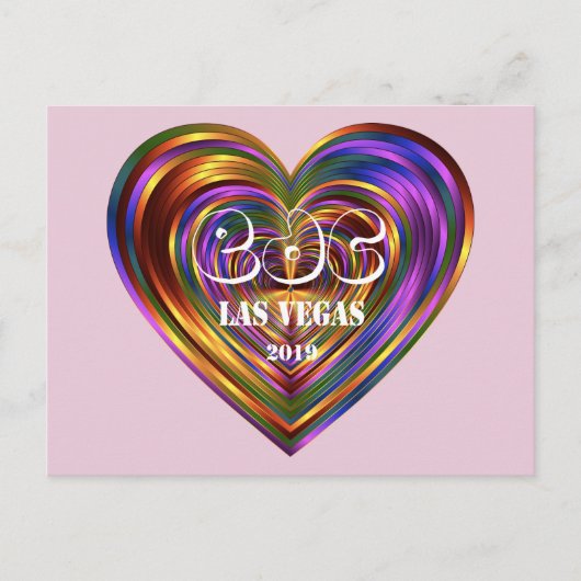 Carte Postale Carnaval de marguerite électrique - Las Vegas 2019 (Devant)