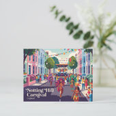 Carte Postale Carnaval de Notting Hill Angleterre (Debout devant)