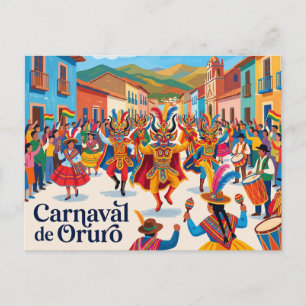 Carte Postale Carnaval de Oruro Bolivie
