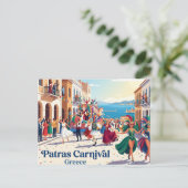 Carte Postale Carnaval de Patras Grèce (Debout devant)