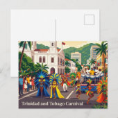 Carte Postale Carnaval de Trinité-et-Tobago (Devant / Derrière)
