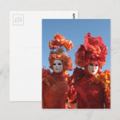 Carte Postale Carnaval de Venise (Devant / Derrière)