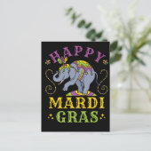 Carte Postale Carnaval des éléphants de Mardi Gras (Debout devant)