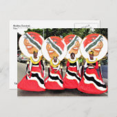 Carte Postale Carnaval des enfants, Trinité-et-Tobago (Devant / Derrière)