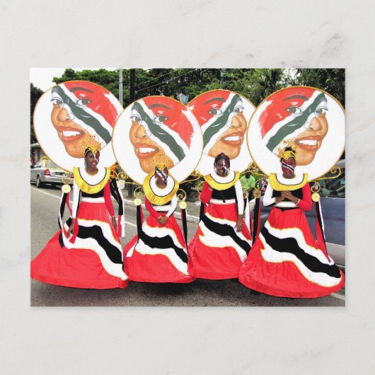 Carte Postale Carnaval des enfants, Trinité-et-Tobago (Devant)