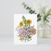 Carte Postale Carnaval des fleurs (Debout devant)