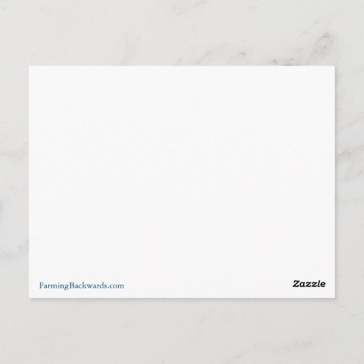 Carte Postale Carnaval des fleurs (Dos)