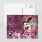 Carte Postale Carnaval, Venise (Devant / Derrière)