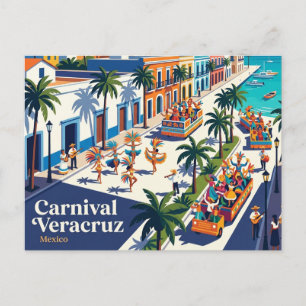 Carte Postale Carnaval Veracruz Mexique
