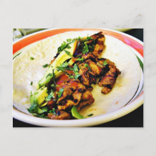 Carte Postale Carne Asada Tacos