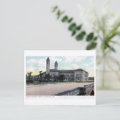 Carte Postale Carnegie Library, Pittsburgh, Pennsylvanie Vintage (Debout devant)