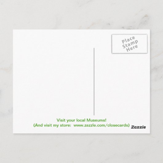 Carte Postale Carnegie Museum (Dos)