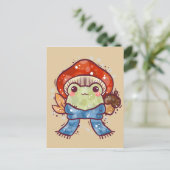 Carte Postale Carnet d'automne Froggy (Debout devant)