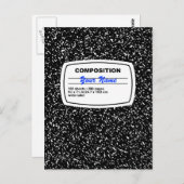 Carte Postale Carnet de composition personnalisable (Devant / Derrière)
