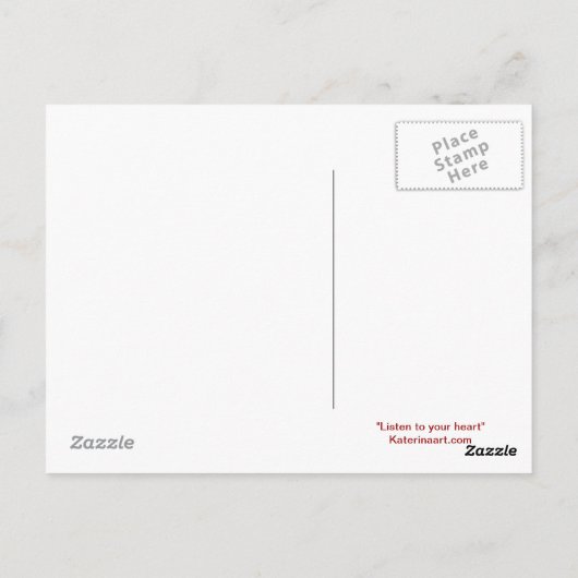 Carte Postale Carnet de route (Dos)