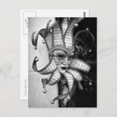 Carte postale Carnevale vénitienne (Devant / Derrière)