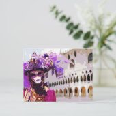 Carte Postale Carnival mask de Venice (Debout devant)