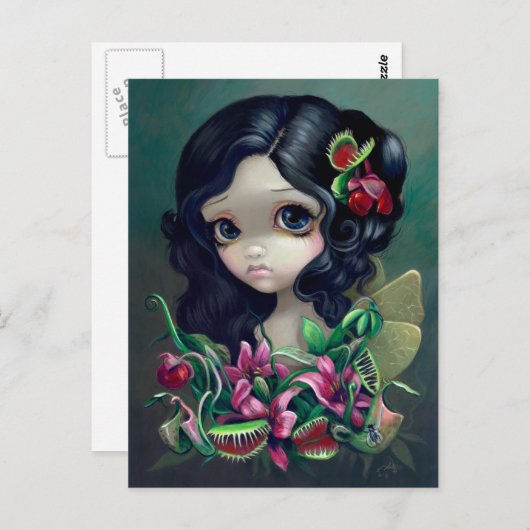 Carte postale "Carnivore Bouquet Fairy" (Devant / Derrière)
