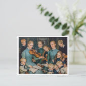 Carte Postale Carol de Noël à Bracken Dane par Arthur Hughes (Debout devant)