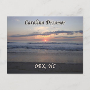 Carte Postale Carolina Dreamer OBX NC Sunrise