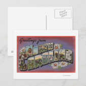 Carte Postale Carolina du NordScènes de grandes lettres (Devant / Derrière)