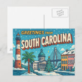 CARTE POSTALE CAROLINA SUD (Devant / Derrière)