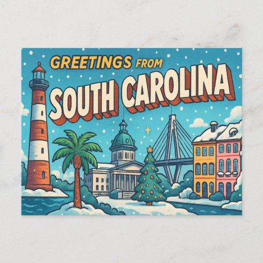 CARTE POSTALE CAROLINA SUD (Devant)
