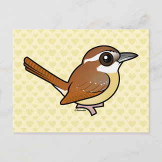 Carte Postale Carolina Wren Birdorable