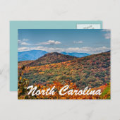 Carte Postale Caroline du nord (Devant / Derrière)