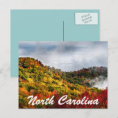 Carte Postale Caroline du nord (Devant / Derrière)