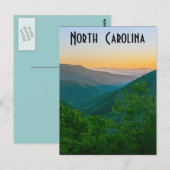 Carte Postale Caroline du nord (Devant / Derrière)