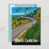 Carte Postale Caroline du nord (Devant / Derrière)