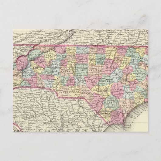 Carte Postale Caroline du Nord 4 (Devant)