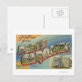 Carte Postale Caroline du NordGrandes lettres Scènes 2 (Devant / Derrière)