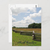 Carte Postale Caroline du Sud (Devant / Derrière)