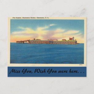 Carte Postale Caroline du Sud, Fort Sumter, Charleston