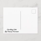 Carte Postale Caroling Cats (Dos)