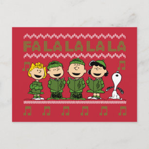 Carte Postale Caroling Christmas Sweater Graphic