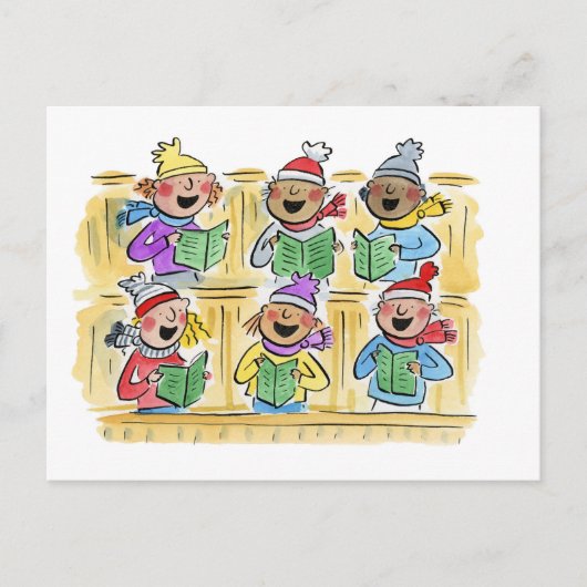 Carte Postale Carollers de Noël (Devant)