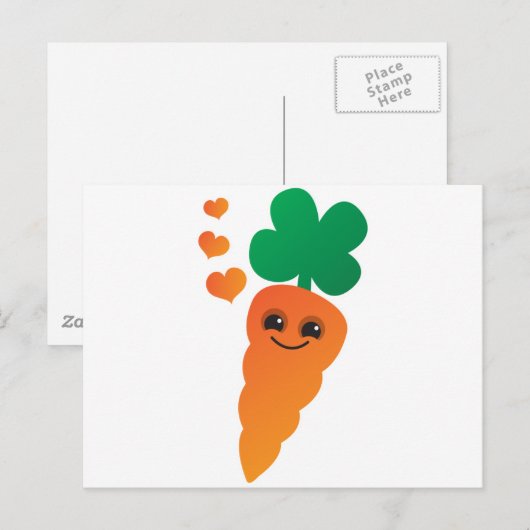 Carte Postale Carotte (Devant / Derrière)