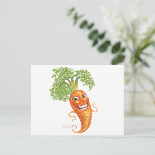 Carte Postale carotte (Debout devant)