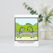 Carte Postale Carotte et chocolat (Debout devant)