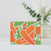 Carte Postale Carotte funky (Debout devant)