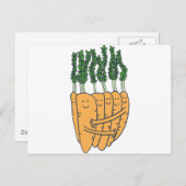 Carte Postale Carottes (Devant / Derrière)