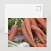 Carte Postale Carottes (Devant / Derrière)