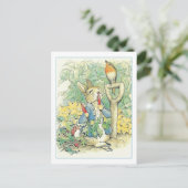 Carte Postale Carottes de jardin de lapin par Beatrix Potter Pos (Debout devant)