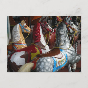Carte postale Carousel Horse
