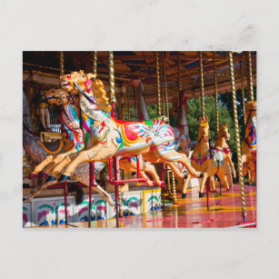 Carte postale Carousel Ride